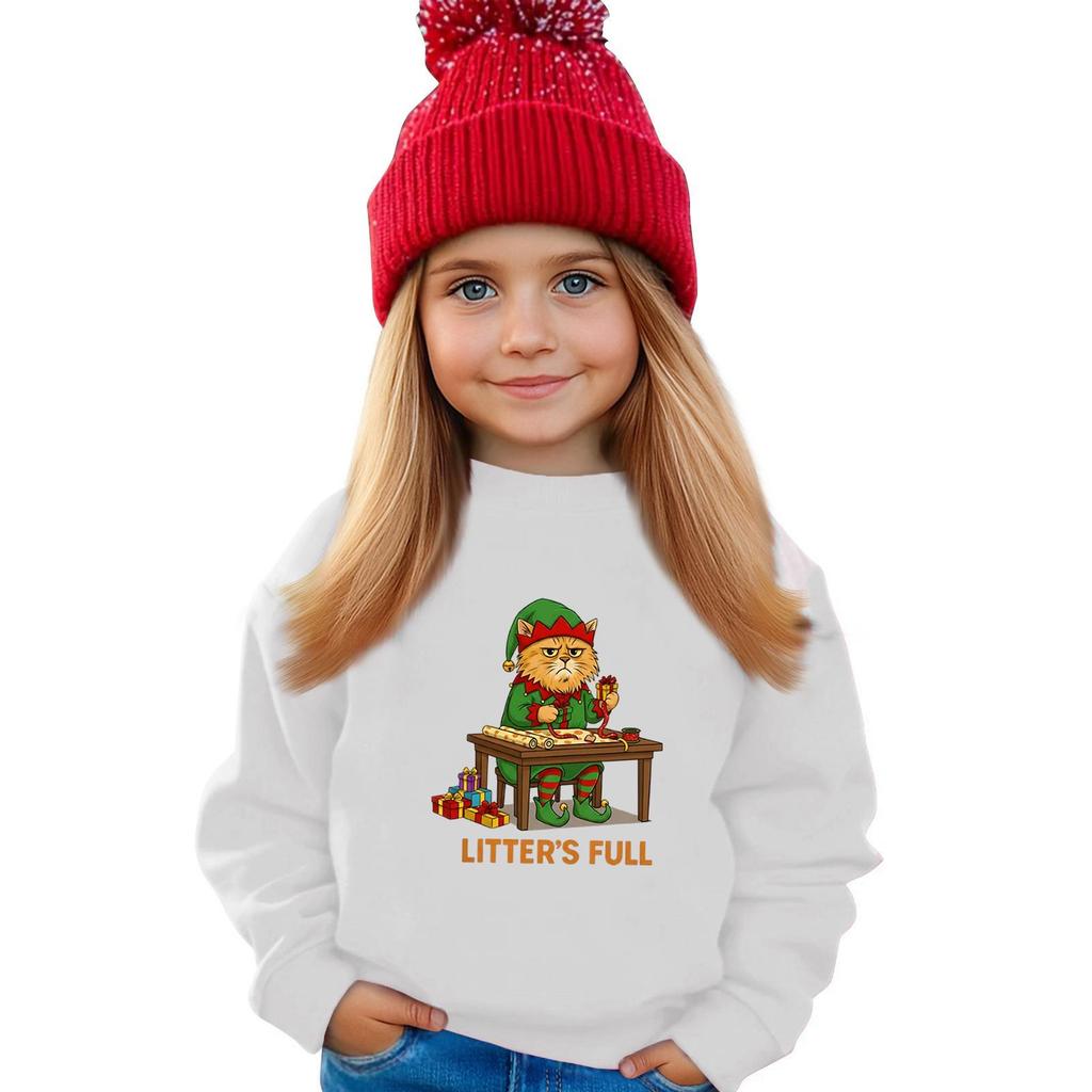 Kinder Sweatshirt Jungen Mädchen Rundhals Sport Sweatshirt Lässiger Pullover Sweatshirt Sportshirt