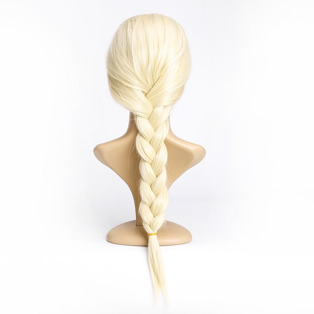 Frozen Adventure Elsa Cosplay Wig with Braids