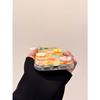 Ins Wind Korean Color Graffiti Three-dimensional Flower IMD Double-layer Mobile Phone Case, Suitable for iPhone171615 Anti-drop Case