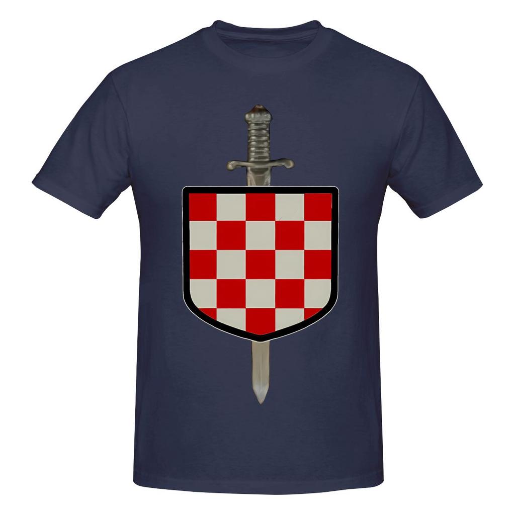 Funny Hrvatski Vitez Croatian Knight Croatia Crest Unisexs Printed TShirt Unisex T shirtUnisexga