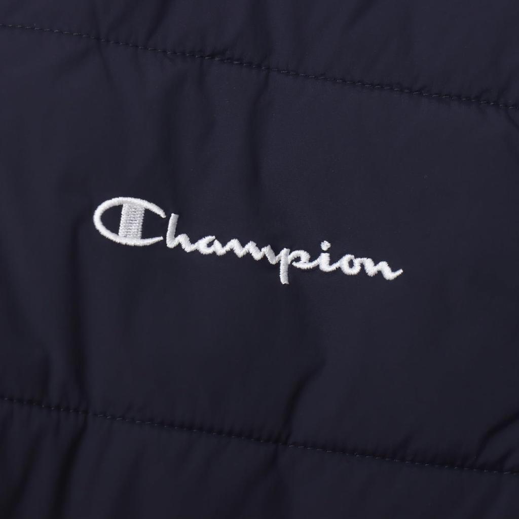 Jacket Stretch Thermal Windproof Water Repellent Script Logo Zip Vest Golf Navy [Champion] Men's C3-AG604