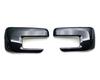 2pcs ABS Carbon Fiber Look Rear View Mirror Covers For Ford F-150 F150 2021-2022