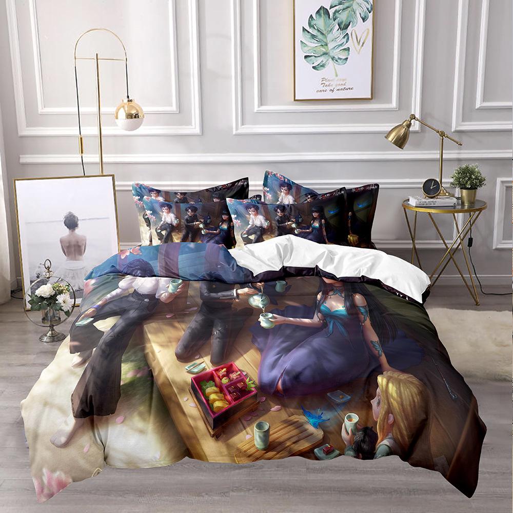 Fifth Personality Quilt Cover Bedding 3D Digital Printing Three-Piece Set