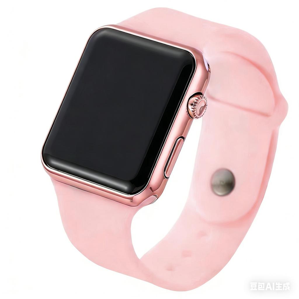 LED Square Children's Electronic Watch Student Watch