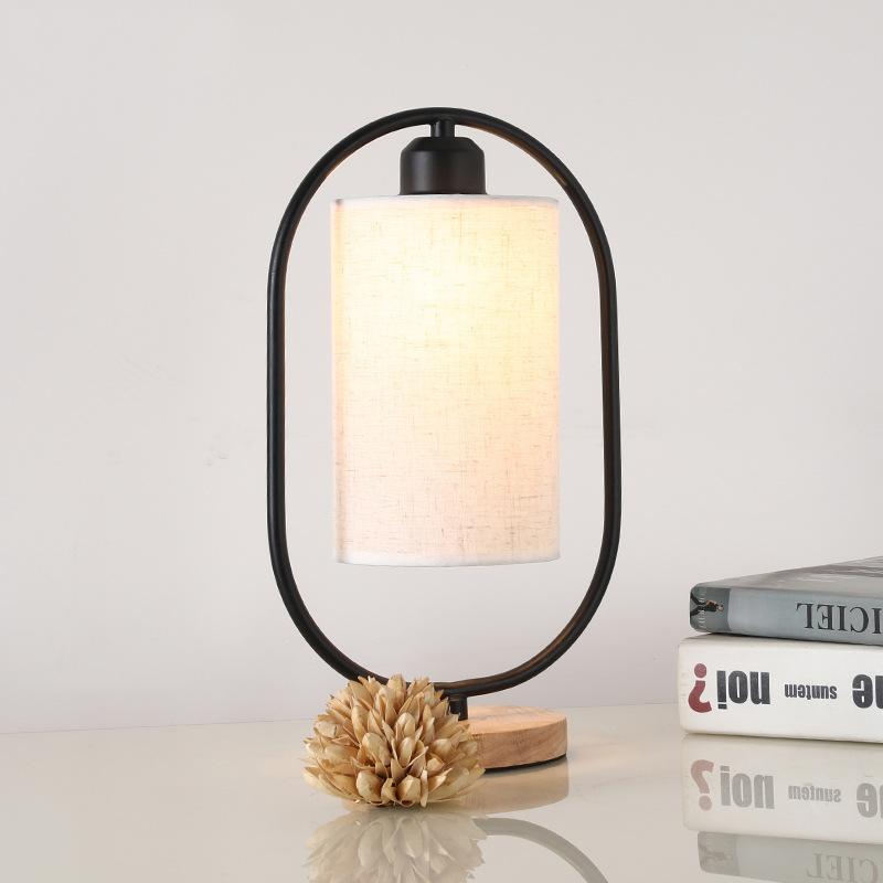 2022 Originele 1Pc E27 Nordic Eenvoudige Slaapkamer Nachtkastje Bureaulamp Thuis Houten Base Led Reading Night Light