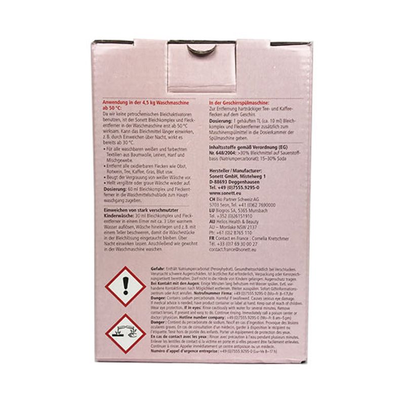 Sonnet Oxygen Bleach 900g x 2 packs