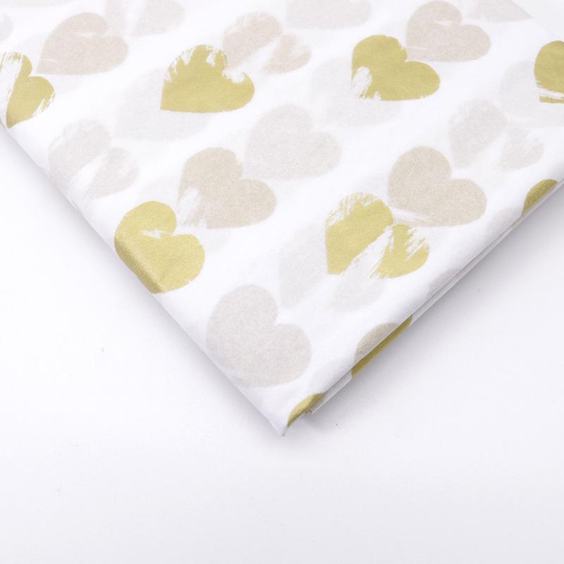 Gold & Silber Blumenmuster Seidenpapier - Punkt- & Streifendesigns für Frischblumenverpackung