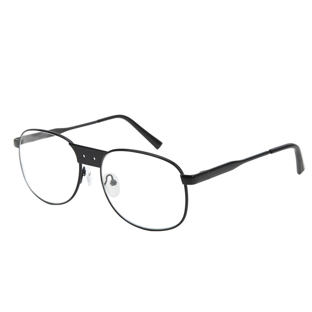 Retro Round Large Frame Glasses with Clear Lens Fashionable Vintage Fake Eyeglasses for Men Women Students