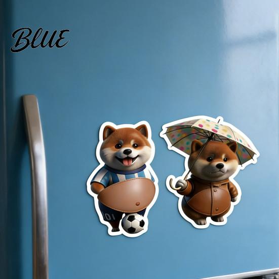 Silicone Bumper Protector 1 Pair 3D Elastic Belly Animal Sticker Anxiety Stress Relief Cartoon Safety Decal with Fat Tummy Pinch Anti-collision Dog