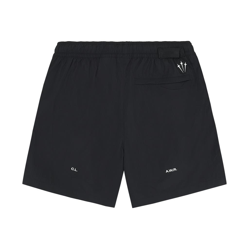 Nike Pantaloncini Intrecciati Nocta, Comodi, Morbidi e Traspiranti, Fondo Unisex Nero FN8194-010