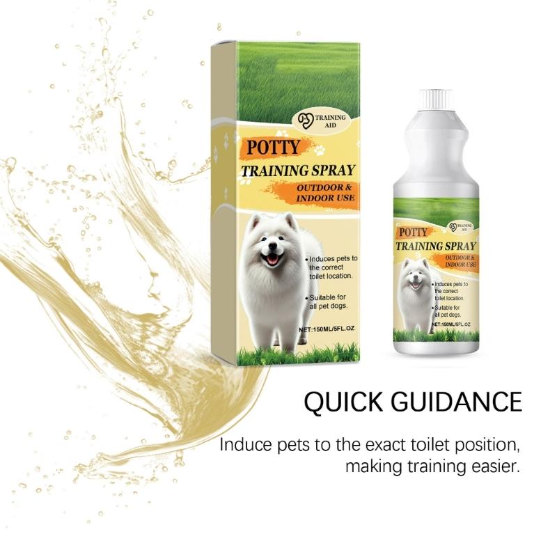 Daily Use Pet Toilet Training Sprays 150ml Bathroom Training Extracts For New Pet Parent Efficient Defecation Inducer