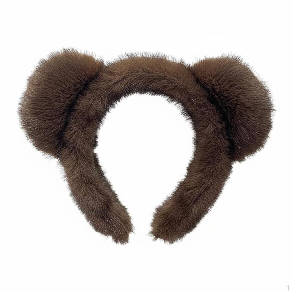 Cute creature Ear Headband, furry Hairband, Random Design, For Girls other Black