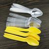 Disposable DS2 PS Plastic Pointed Ice Cream Spoon - Takeaway Packaging with Free Shipping