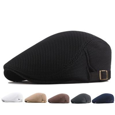 Μόδα Breathable Mesh Summer Flat Caps Καπέλα μπερέ τύπου Newsboy Ρυθμιζόμενα ανδρικά γυναικεία Καπέλο καπέλο μπερέ Casual Gorras
