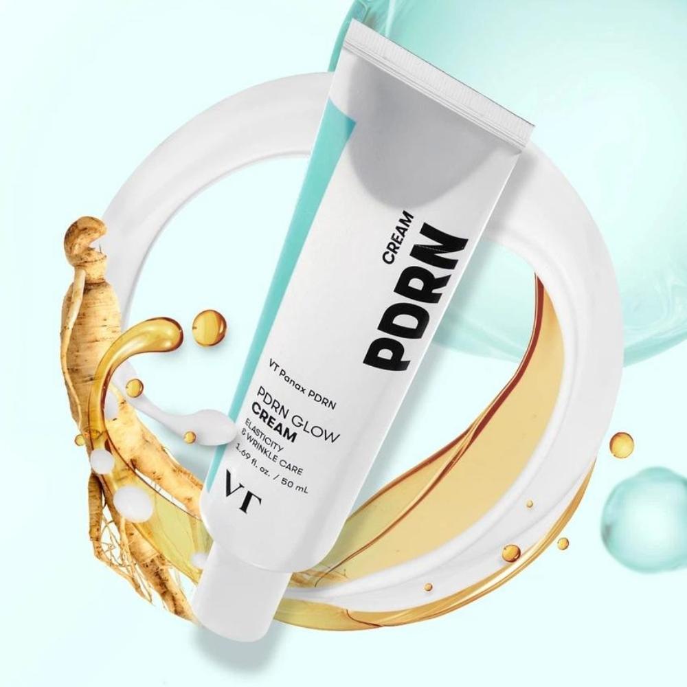 VT COSMETICS PDRN Glow Cream (50ml X 2EA / 1.69 Fl. Oz X 2EA)