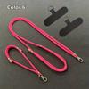 2Pcs/Set Short + Long Phone Strap Nylon Anti-lost Wrist Strap Phone Lanyard  Case Crossbody Shoulder