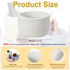 Uxcell Small Cotton Rope Woven Storage Basket Shelf Closet Storage Gift Woven Basket Cute Nursery Box Bin Decor Organization Bin