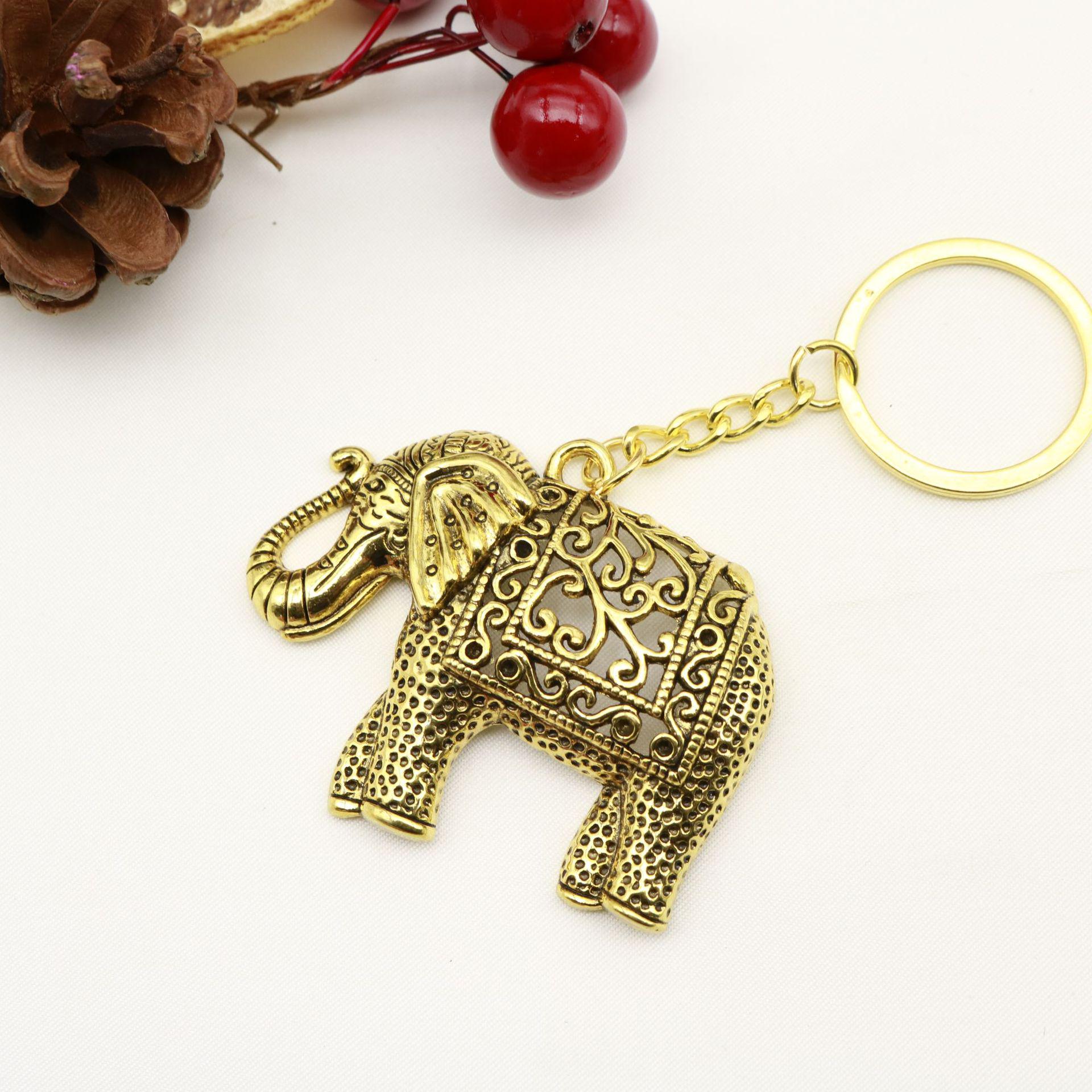 Hot Selling Elephant Pendant Keychain Jewelry