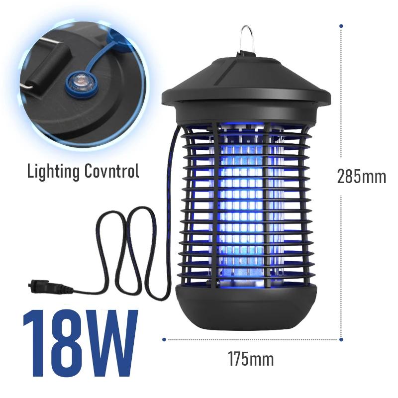

Лампа от комаров УФ-лампа 18 Вт, 365 нм, управление светом, ловушка для мух, насекомые, уничтожитель насекомых, лампы от комаров EU