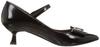 JILL STUART SHOE Women's Ribbon Motif One-Strap Pumps, Size 6493, Glass, Size 22.5 cm, E