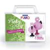 Coffret pâte polymère Ma première figurine - Pinky et Rosy les flamants roses