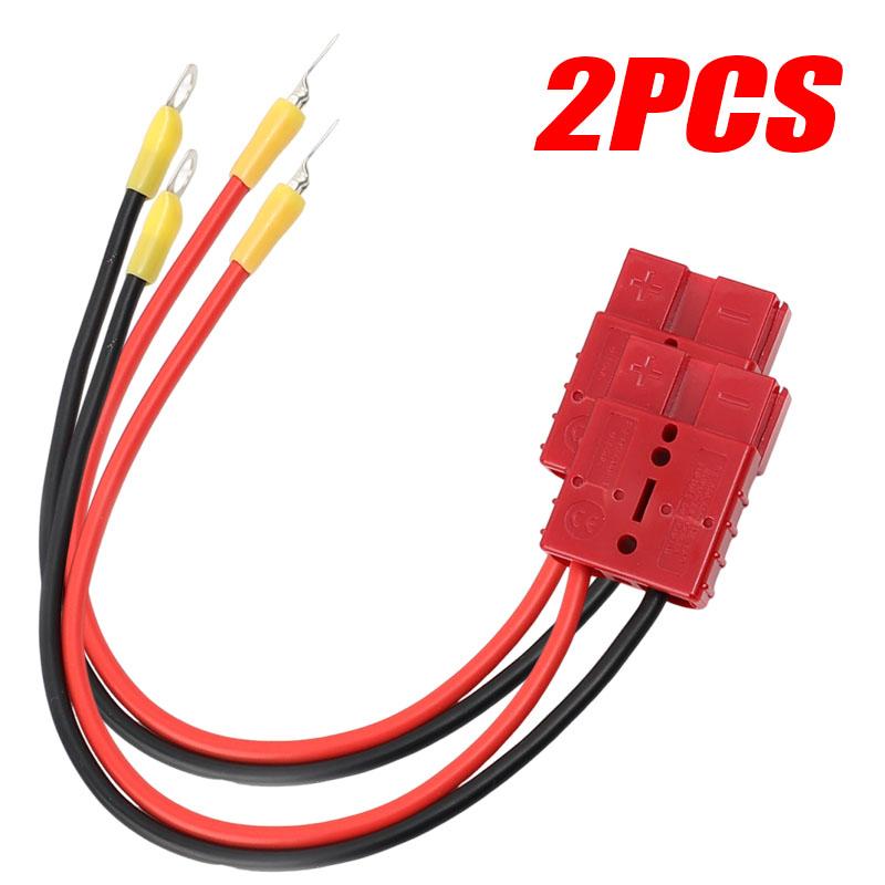 50A Forklift Battery Charging Plug Cable Connector Suitable for Warehouse Forklifts and Large Electric Equipment Car Accessories