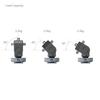 SmallRig Monitor Mount with Cold Monitor Rotation Adjustable for Field Recording 3809B Shoe, Holder, 360° (Left/Right), 180° (Front/Back),