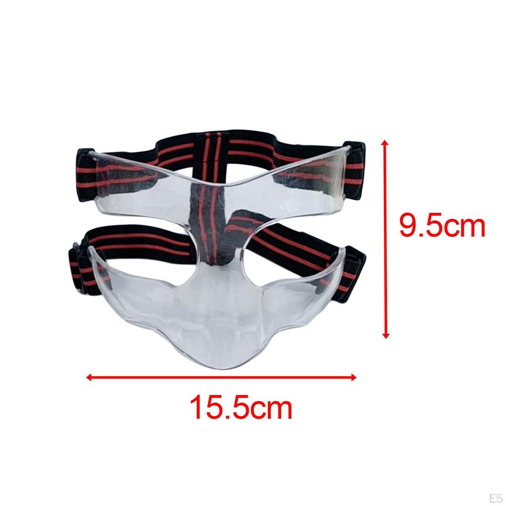 Guard with Nose Protection for Soccer and Basketball - Adjustable Strap