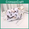 Stylish Ladies Shoulder Bag With Flower Print Durable Nylon Lining Neutral Gender