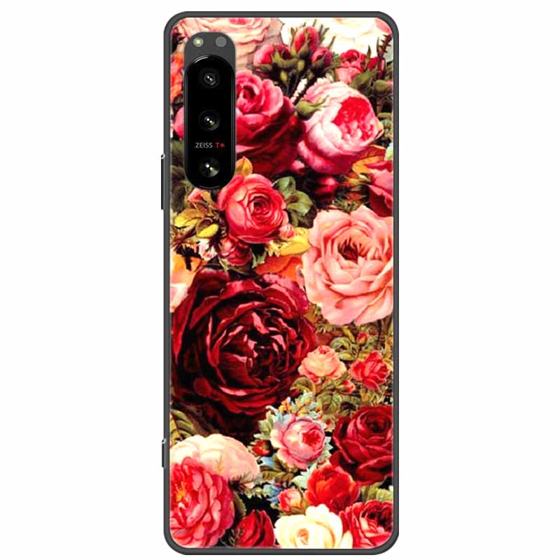 Pro Sony Xperia 5 / 5 II / 5 III Pouzdro TPU Měkký Silikon Nárazuvzdorná Pouzdra pro Sony Xperia 5 III Kryt Telefonu 5II 5III Vlk Lvi