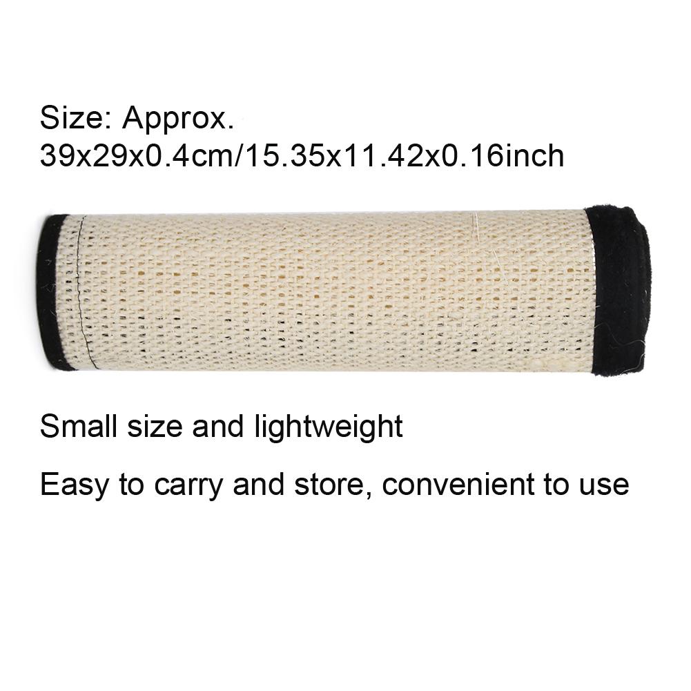 Sisalhanf Weiß Haustier Tischbein Kratzbrett Sofa Kratzmatte Kratzbaum Möbel für Katzen
