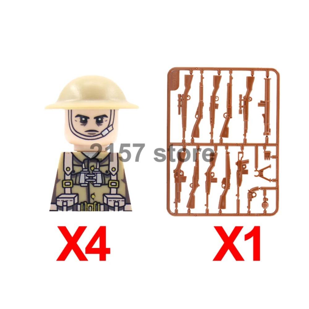 Military Soldier Figure Building Block Weapons Ranger Camouflage Vietnam War US Special Forces KSK Medical Bandit Thief Toy Gift