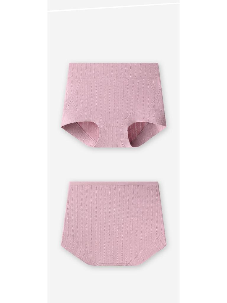 High-waisted Women's Plus Size Cotton Boyleg Panties with Tummy Control and Hip Lift