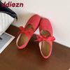 Fashion Fashion Shallow Ladies Mary Janes Flats Slip On Shoes Soft Female Round Toe Footwear Butterfly-Knot Women Flats Shoes New