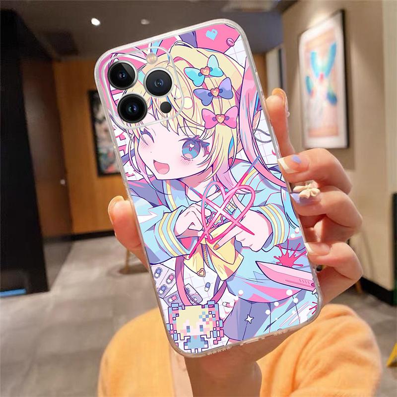 Needy Streamer Overload Kangel Transparent Case For iPhone 17 16 15 Promax Phone Case iPhone 14 13 Pro Plus Air Silicone