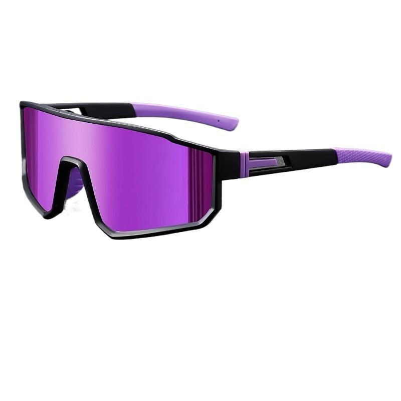 Large Frame Unified Lens Fashion GlassesSuitable for Men and Women Available in Multiple Colors