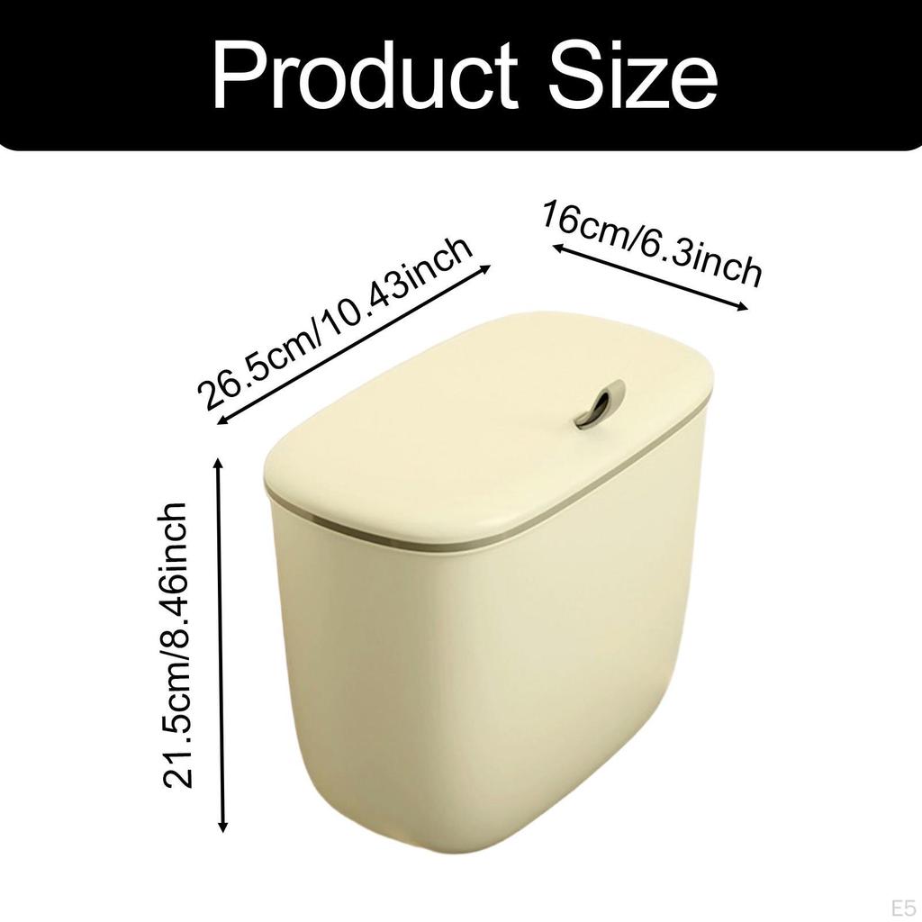 Hanging Trash Can Compost Bin for Kitchen Cabinet Door Waste Bucket Household