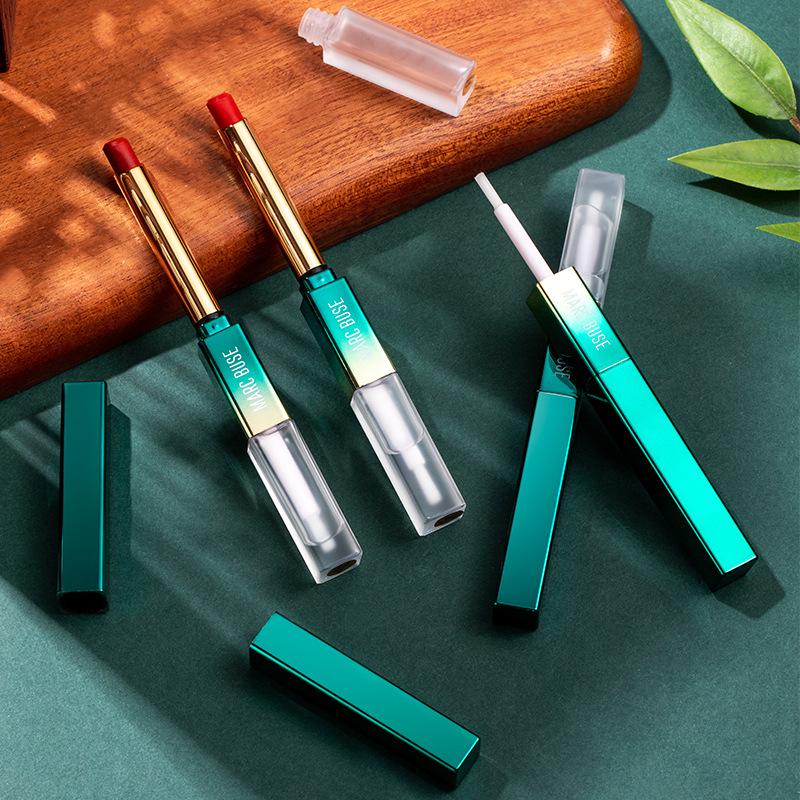 Markbuus Long-Lasting Waterproof Non-Stick Lipstick: Smudge-proof, Color-Locking, Brightening, and Non-Drying.