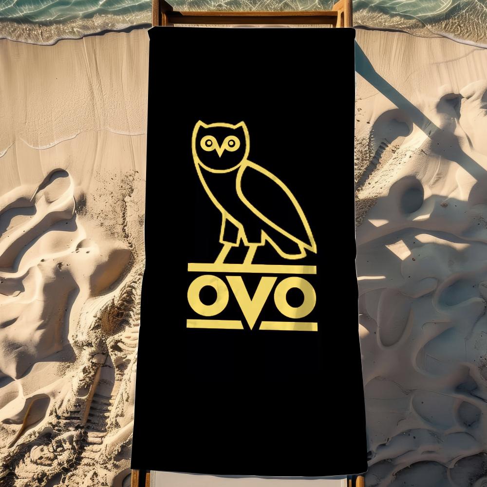 O-OVO Towel Gym Shower Drake Camping Quick Dry Sports Large Beach Towels Soft Pool Gift For OWLS Travel
