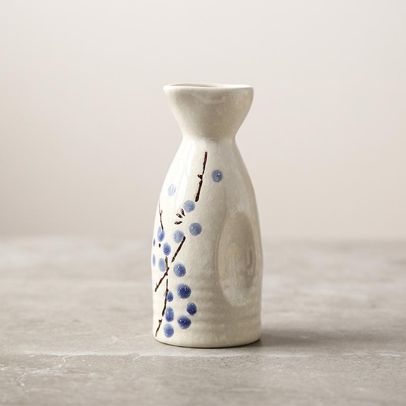 Japanese Ceramic Sake Pot Cups Set Household Restaurant Creative Hand-painted Wine Pot Bar Wine Set Flagon Gift 2025 New