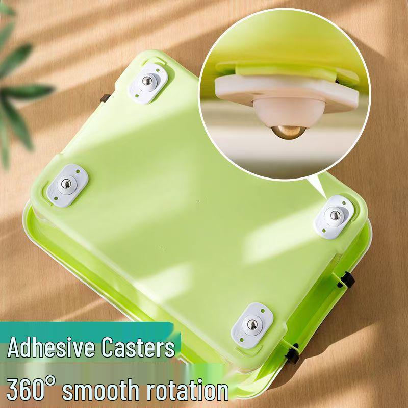 Universal Silent Rolling Caster Wheels - No-Drill Furniture Movers