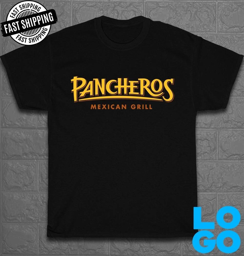

New Pancheros Mexican Grill Logo Men s Funny T-Shirt Made In USA Size S to 5XL M