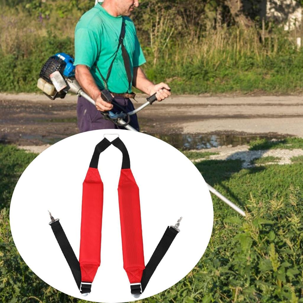 Grass Trimmer Shoulder Strap Comfort Side Hanging Grass Trimmer Strap for Garden Pruner Trimmer Brush Cutter Leaf Blower