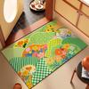 Tappetino assorbente in terra di diatomee per bagno, tappetino per porta del WC, tappetino per pavimento del WC, tappeto per WC