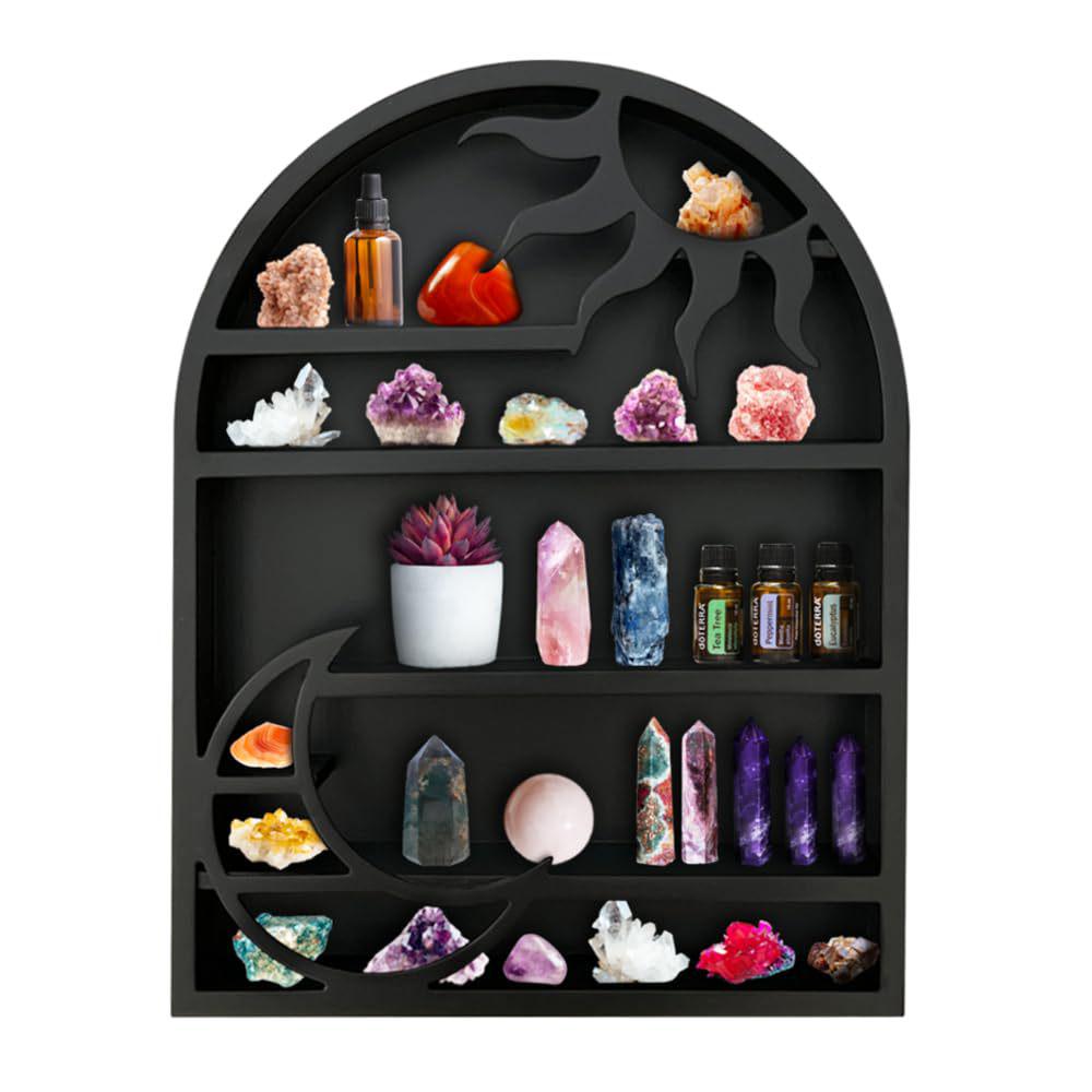 Moon Crystal Decorative Wall Shelves