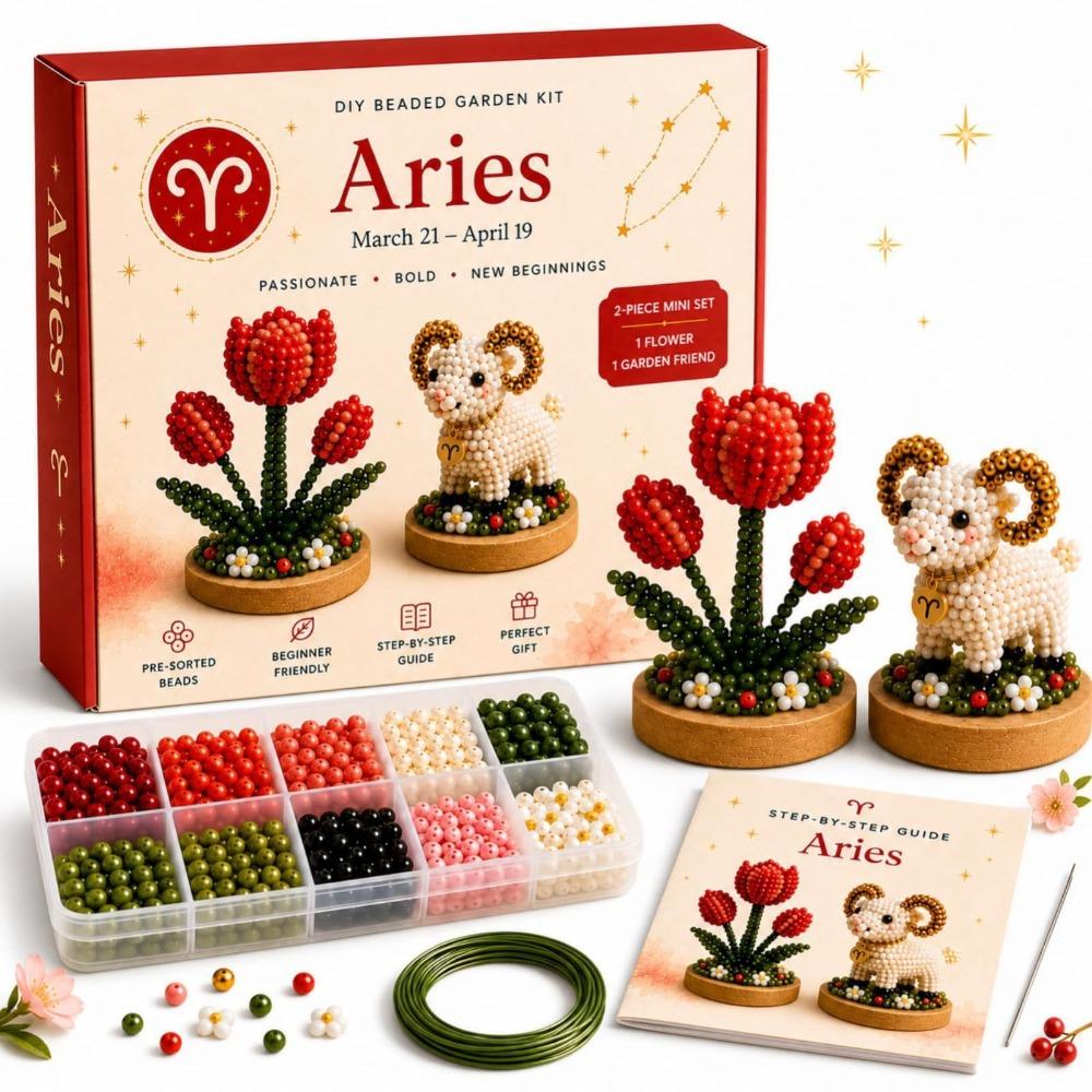 Interaktives Montage-3D-Perlen-Set Bunte Perlen Perlenstickerei-Set DIY-Perlenbastelset Für Erwachsene