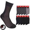 Men's Double-Sole Dress Socks, Choose 1 of 10 Pairs, Hand-Sealed Long Cuffs