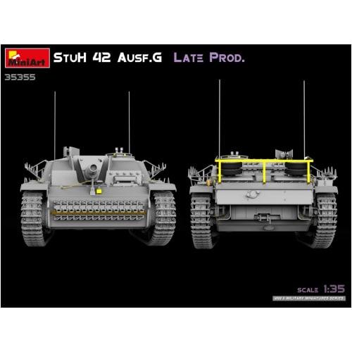 Miniart 1/35 Scale German 10.5cm Assault Howitzer 42 Ausf. G Late Production Plastic Model MA35355