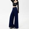 Harajuku Versatile High Waist Wide Leg Jeans Women's New Spring and Autumn Skinny Double Button Mopping Jeans Tide