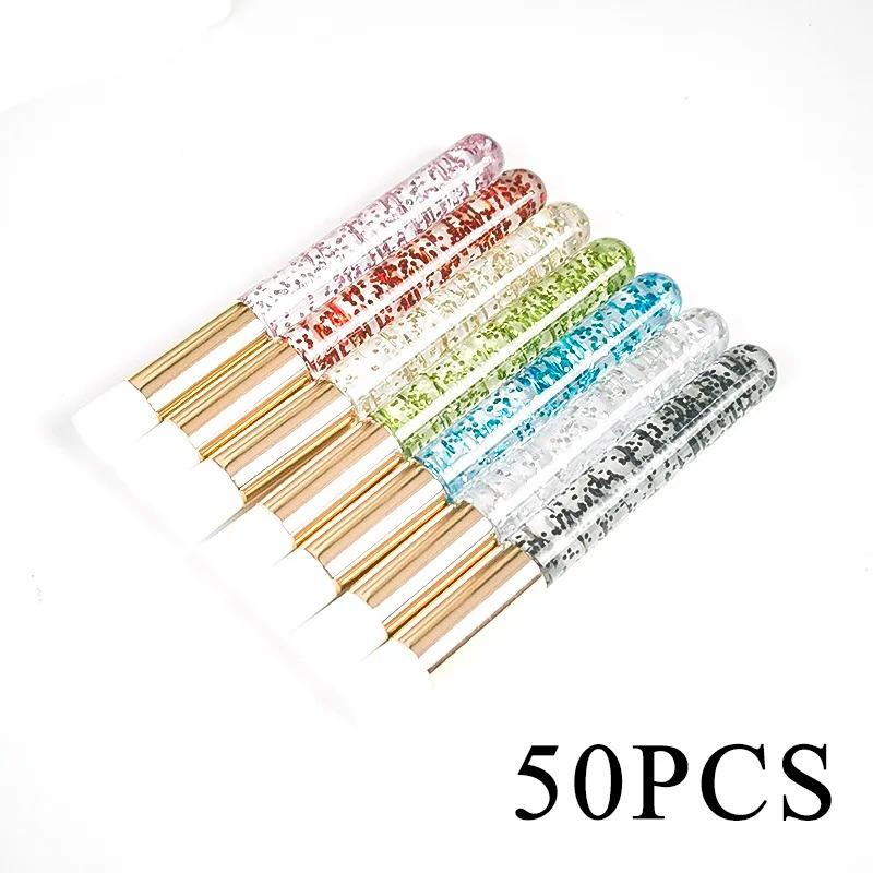 Wholesale 30/50pcs Eyelash Cleaning Brushes for Eyelash Extensions Glitter Lash Shampoo Brushes Nose Pore Cleansing Makeup Tools